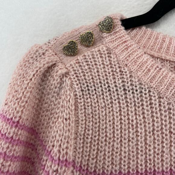 Lilly‎ Pulitzer Finney Sweater Size Medium Sparkle Stripe - Picture 8 of 8